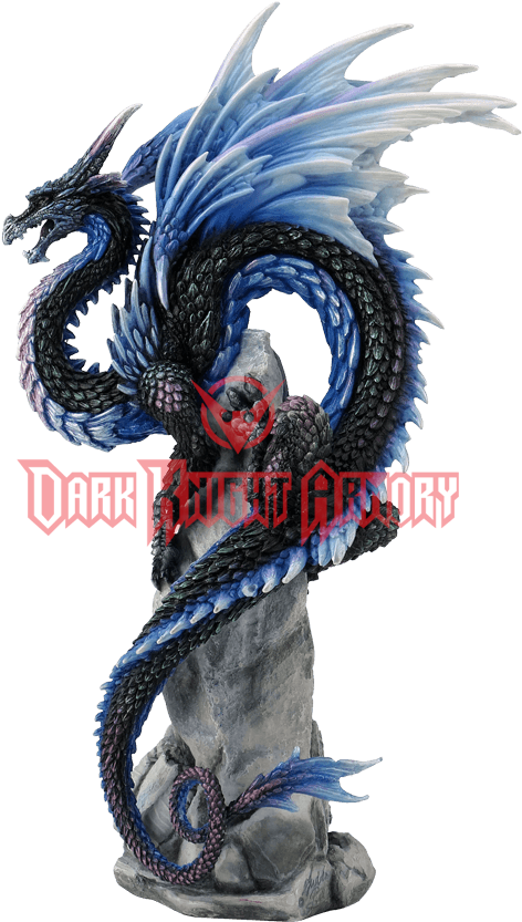 Sapphire Statue Png - Sculpture Of A Dragon Clipart (850x850), Png Download