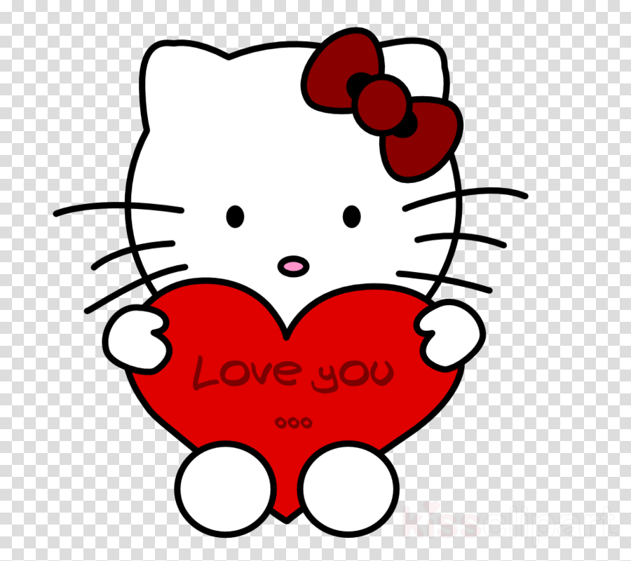 Download Hello Kitty I Love You Clipart Hello Kitty - Love You Hello Kitty - Png Download (900x800), Png Download