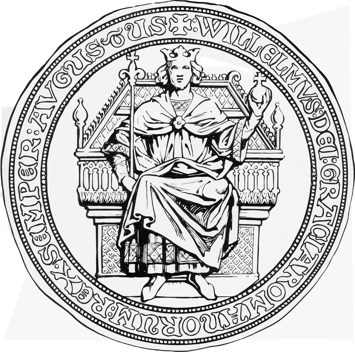 Seal Of The Roman Empire Clipart (1200x1192), Png Download