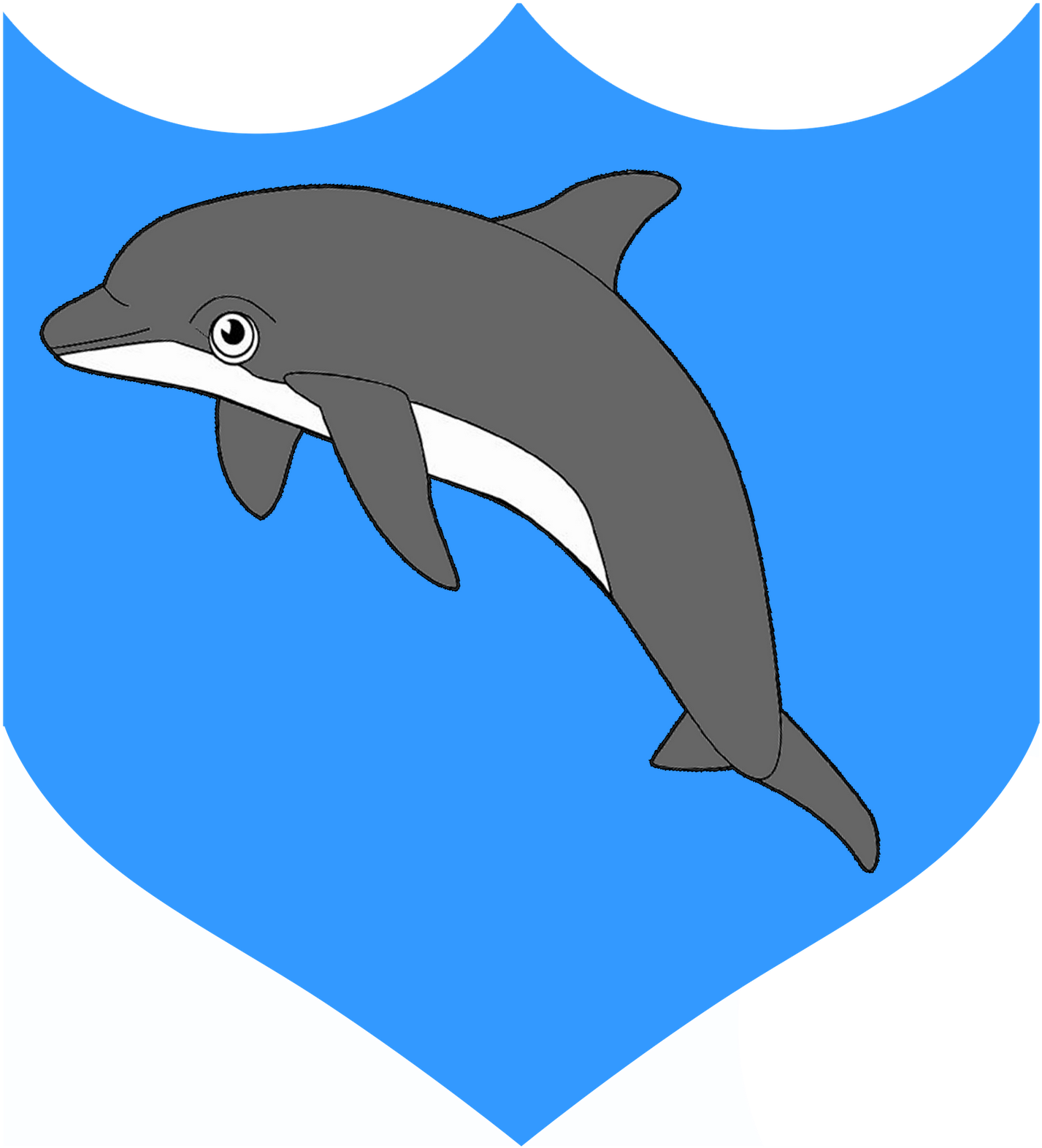 Onliner - Wholphin Clipart (1600x1600), Png Download