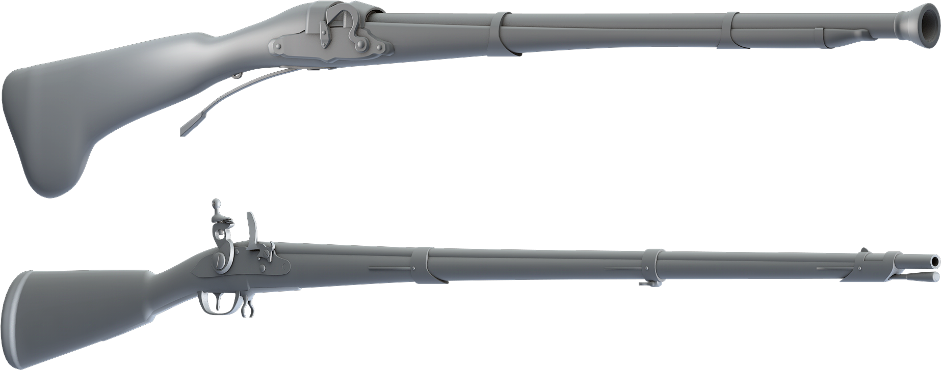 Posted Image - Skyrim Mods Musket Clipart (1920x774), Png Download