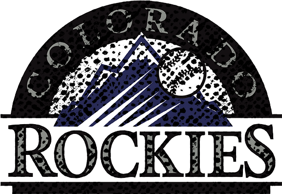 Colorado Rockies 1993-present Primary Logo Distressed - Colorado Rockies Clipart (822x1086), Png Download