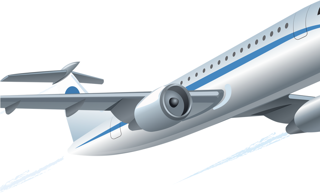 Flight Clipart Airplane Trip - Air Travels Visiting Card Design - Png Download (640x480), Png Download