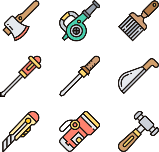 Construction Tools Clipart (600x564), Png Download