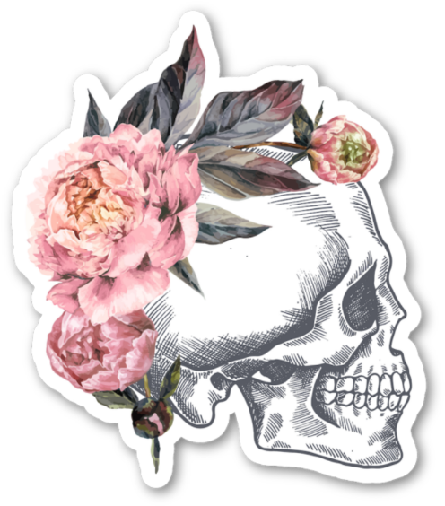 #flores #calavera #flor #png #pngtumblr #edit - Gums Clipart (1024x1024), Png Download