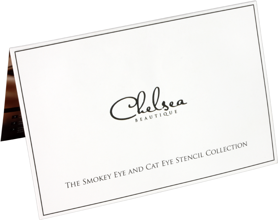 Smokey & Cat Eyes Stencil Set , Png Download - Chelsea Beautique Clipart (915x724), Png Download