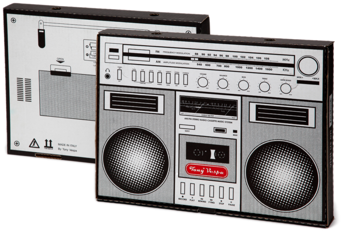 Tag / Boom Box - Cassette Deck Clipart (845x592), Png Download