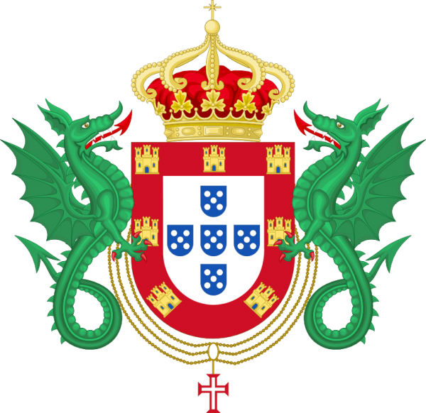 Prince Of Brazil Jose - Kingdom Of Portugal Coat Of Arms Clipart (600x582), Png Download