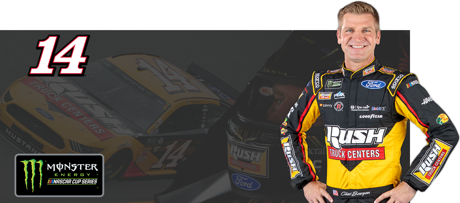 Monster Energy Nascar Cup - Tony Stewart 14 Clipart (1500x661), Png Download