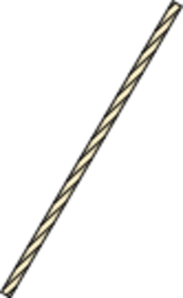 Straight Stretch Of Rope - General's Draughting Pencil Clipart (600x976), Png Download