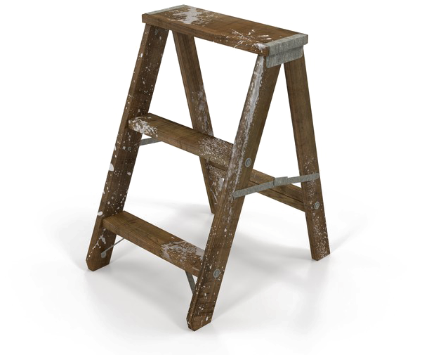 Ladder Background Png - Bar Stool Clipart (600x600), Png Download