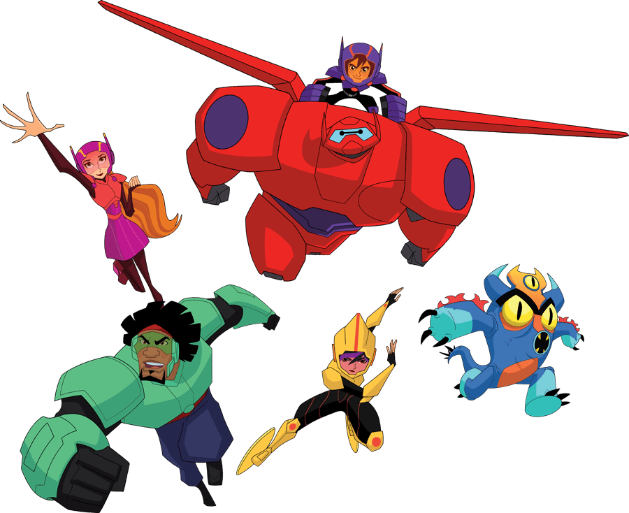 Big Hero 6 Png - Big Hero 6 The Series Png Clipart (900x734), Png Download