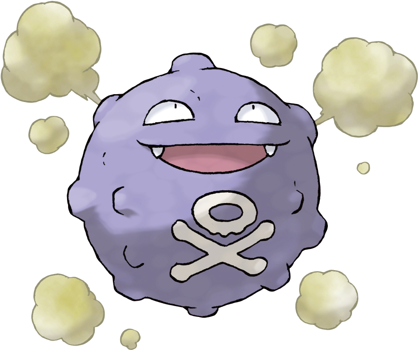 Koffing - Pokemon Koffing Clipart (847x847), Png Download