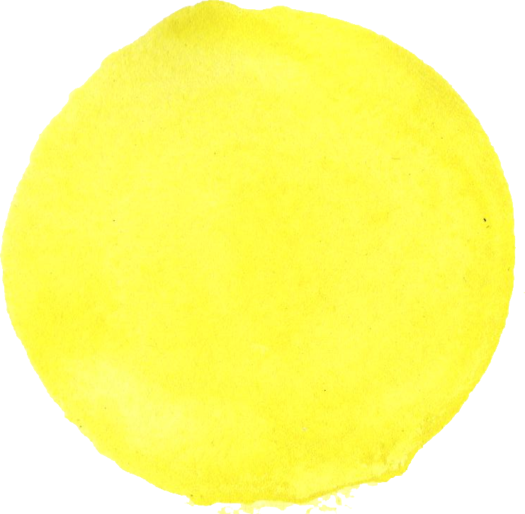 Free Download - Yellow Watercolor Circle Transparent Clipart (741x726), Png Download