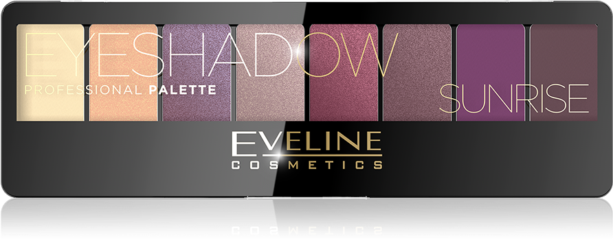 Sunrise Eyeshadow Professional Palette - Eveline Professional Eyeshadow Palette Sunrise Clipart (1000x1000), Png Download