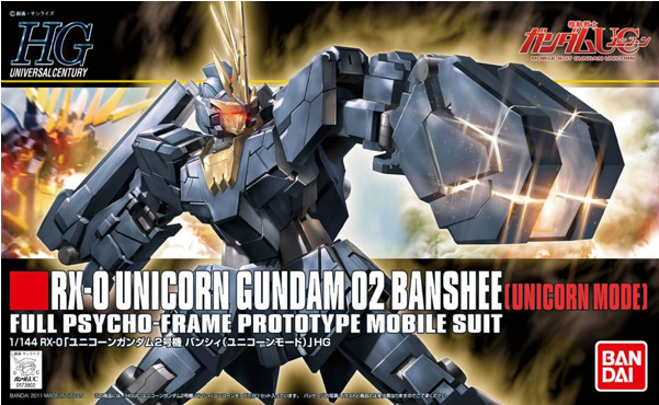 1/144 Unicorn Gundam 02 Banshee (hguc) $27 - Hg Unicorn Gundam 02 Banshee Clipart (600x600), Png Download