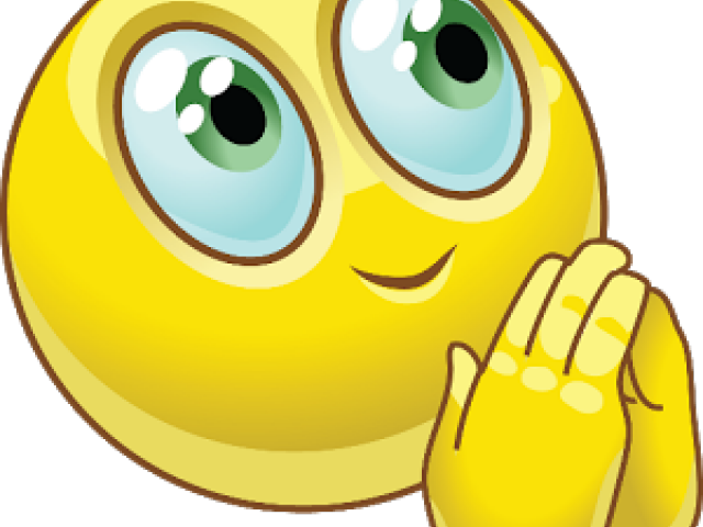 Hand Emoji Clipart God - Emoji Praying - Png Download (640x480), Png Download