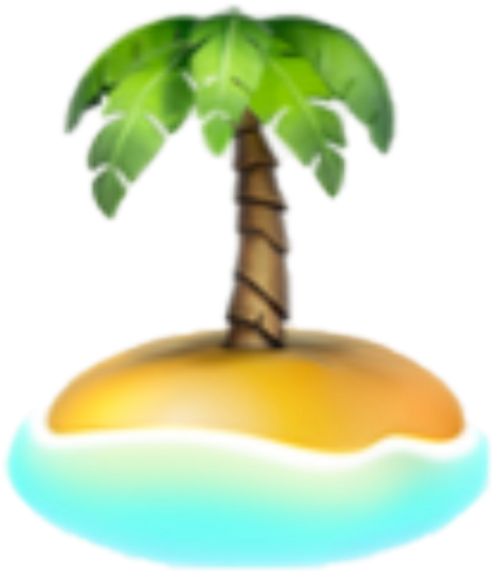 #iphone #emoji #emojis #iphoneemoji #emojisticker - Palm Tree Emoji Transparent Background Clipart (691x804), Png Download