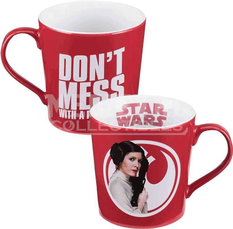 Star Wars Princess Leia Ceramic Mug - Princess Leia Mug Clipart (765x765), Png Download