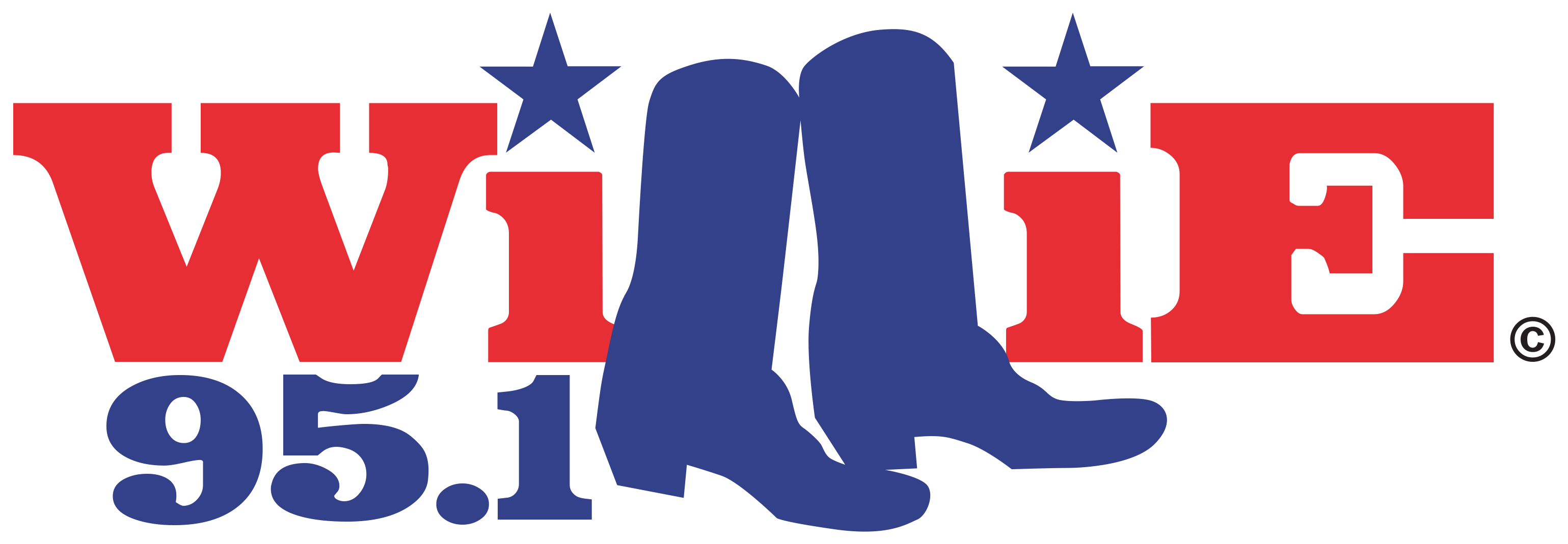 Willie 103.5 Clipart (3371x1563), Png Download