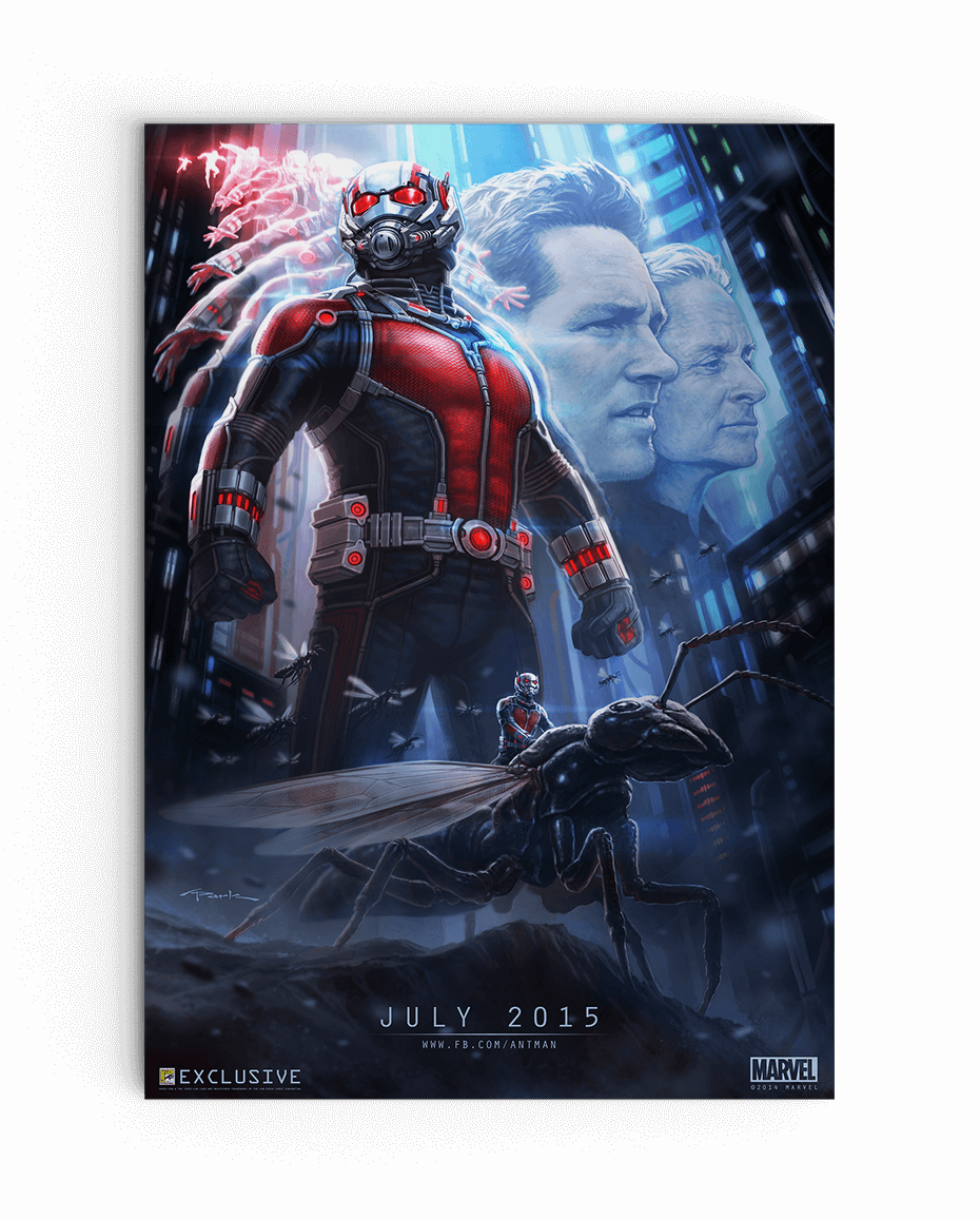 Ant-man Transformation Poster - Ant Man First Look Clipart (930x1156), Png Download