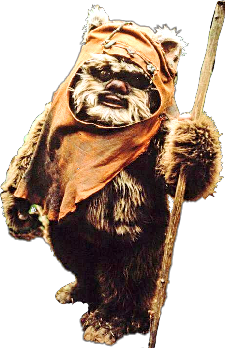 #furrycreatures #ewok - Star Wars 6 Animal Clipart (465x719), Png Download