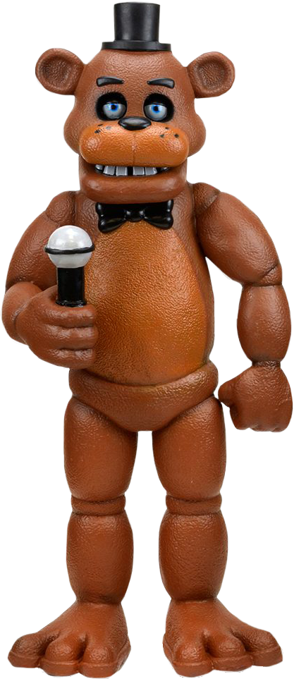 Five - Five Nights At Freddy's Freddy Figure Clipart (417x963), Png Download
