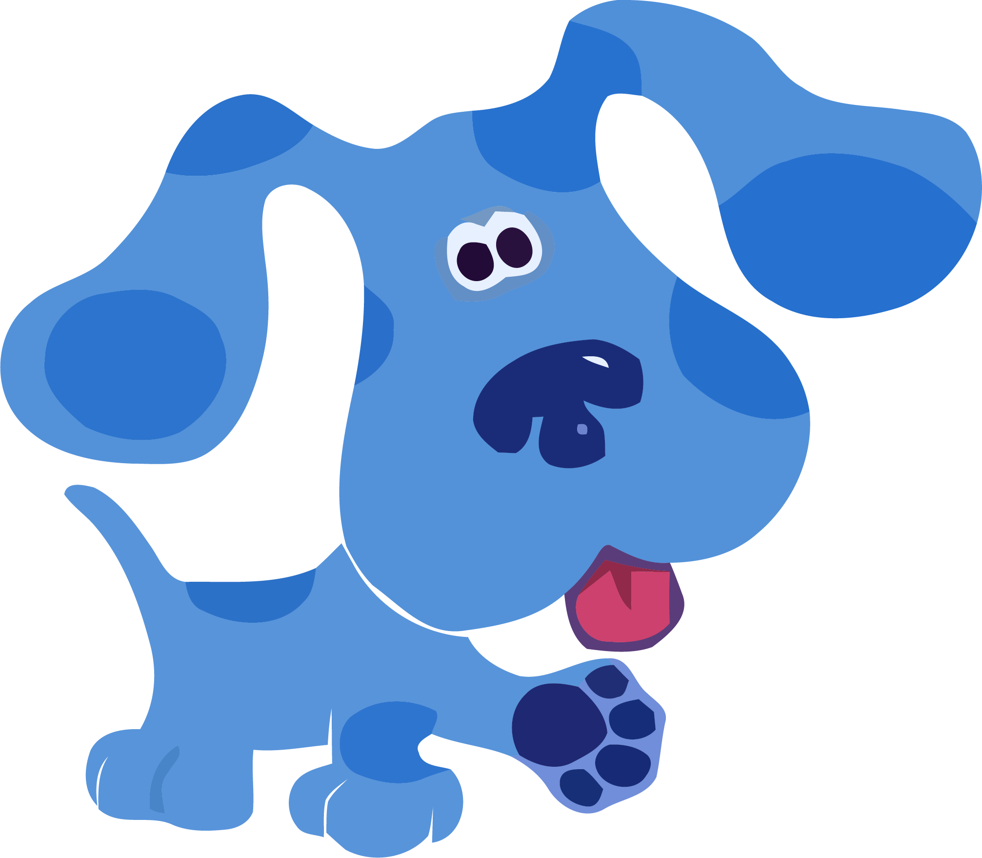 Blue's Clues Clip Art Hello Clipart Png - Blue From Blues Clue Transparent Png (2013x1758), Png Download