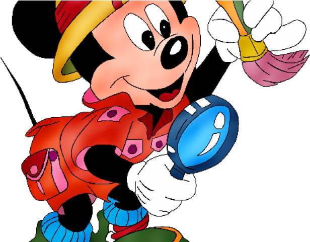 Sherlock Holmes Clipart Disney - Minnie Mouse Detective - Png Download (640x480), Png Download