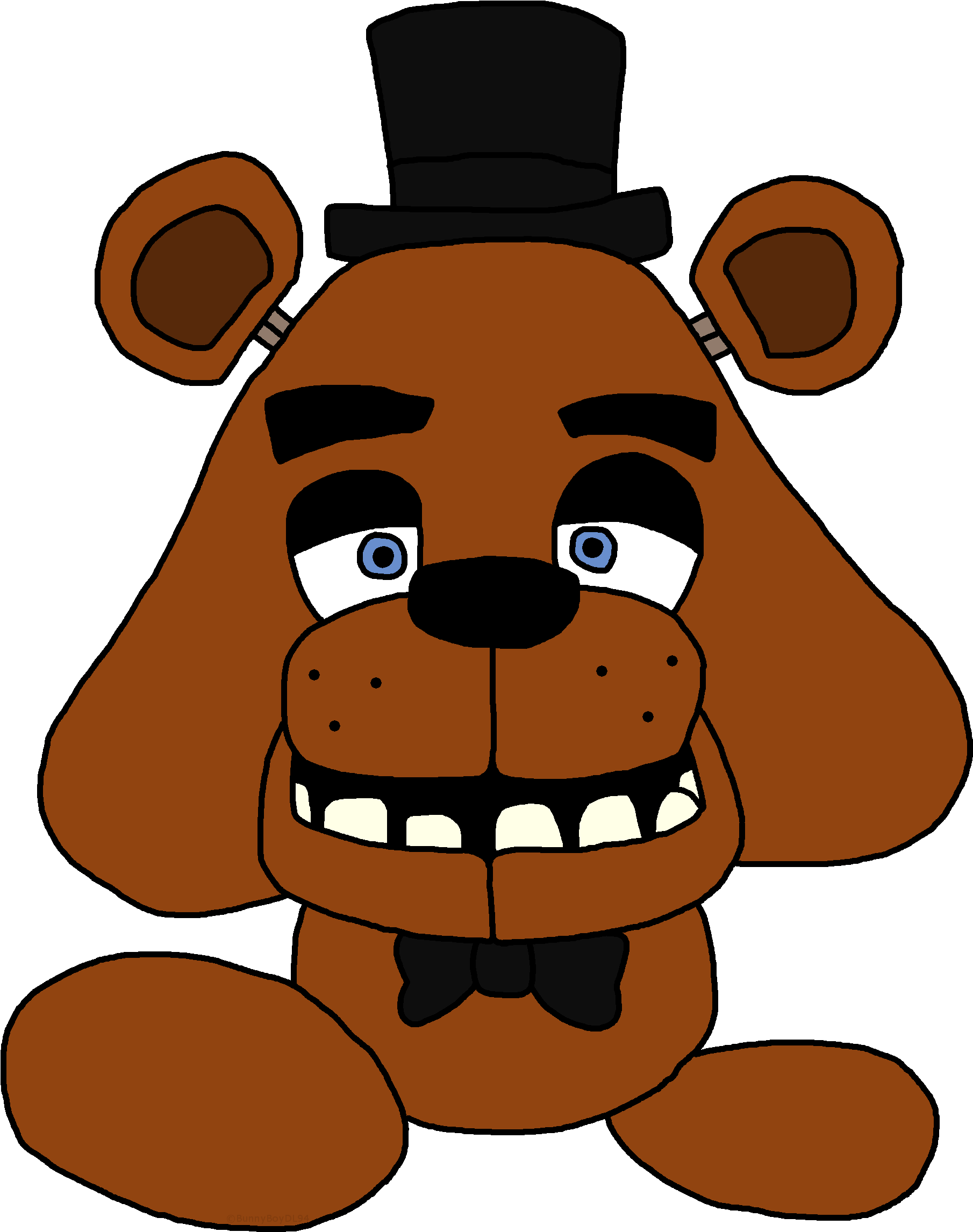 Freddy Fazbear Goomba By Clipart (1889x2389), Png Download