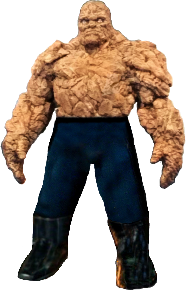Thing Png Image - Fantastic 4 2015 Figure Clipart (645x1004), Png Download