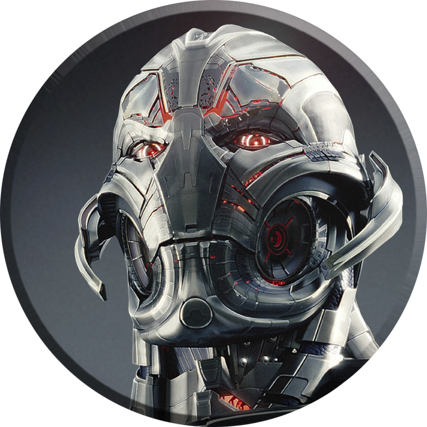 Even At Nine, I Knew He Wouldn't Be Defeated That Way - Ultron Avengers Clipart (866x866), Png Download