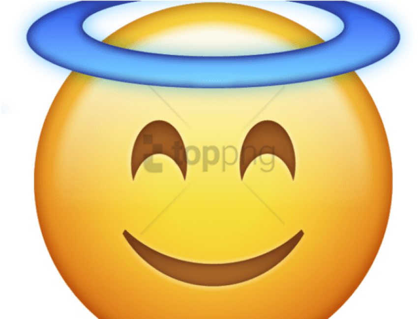 Free Png Halo Angel - Эмодзи Пнг Clipart (850x650), Png Download