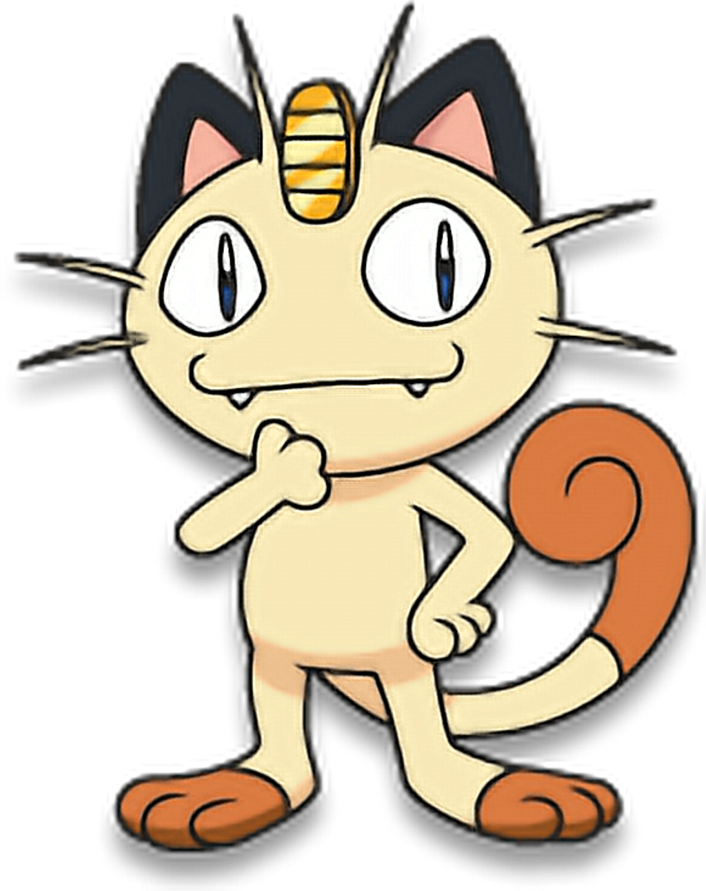 #pokemon #meowth The Best Pokemon - Pokemon Team Rocket Cat Clipart (1024x1292), Png Download