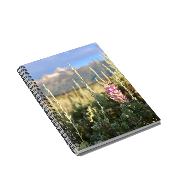 Grand Teton Lupine Spiral Notebook - Notebook Clipart (600x600), Png Download