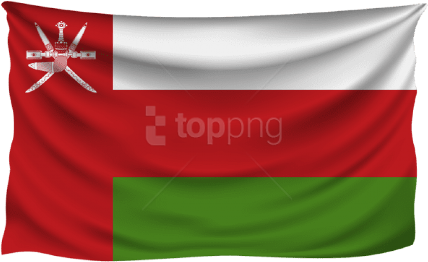 Free Png Download Oman Wrinkled Flag Clipart Png Photo Transparent Png (850x520), Png Download