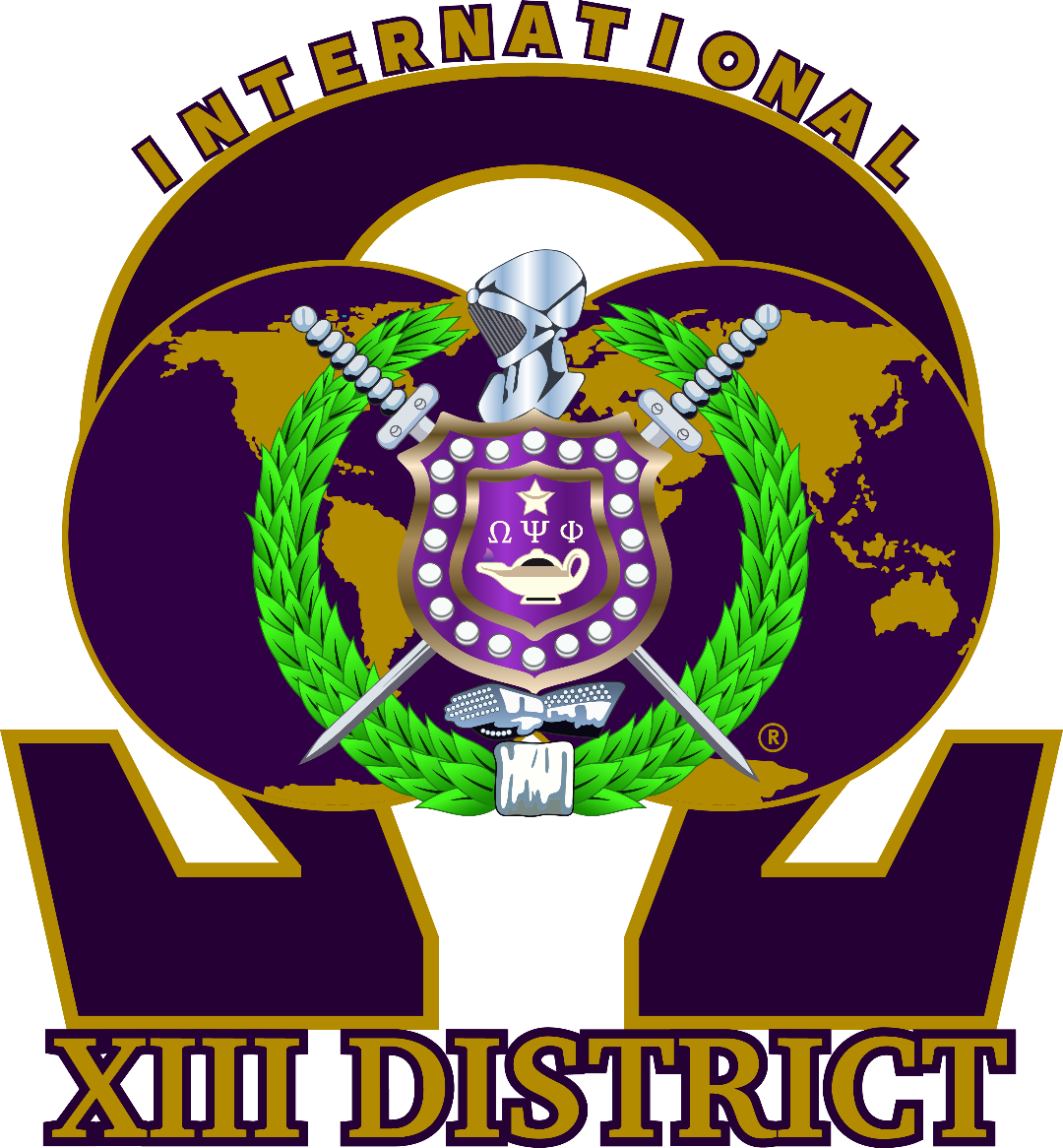 The Official Website Of The 13th International District - World Map Clipart (1080x1166), Png Download