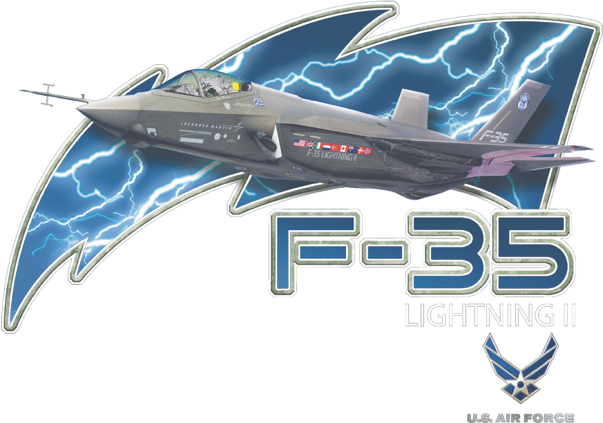 Air Force F35 Men's Tank - Us Air Force Clipart (873x612), Png Download