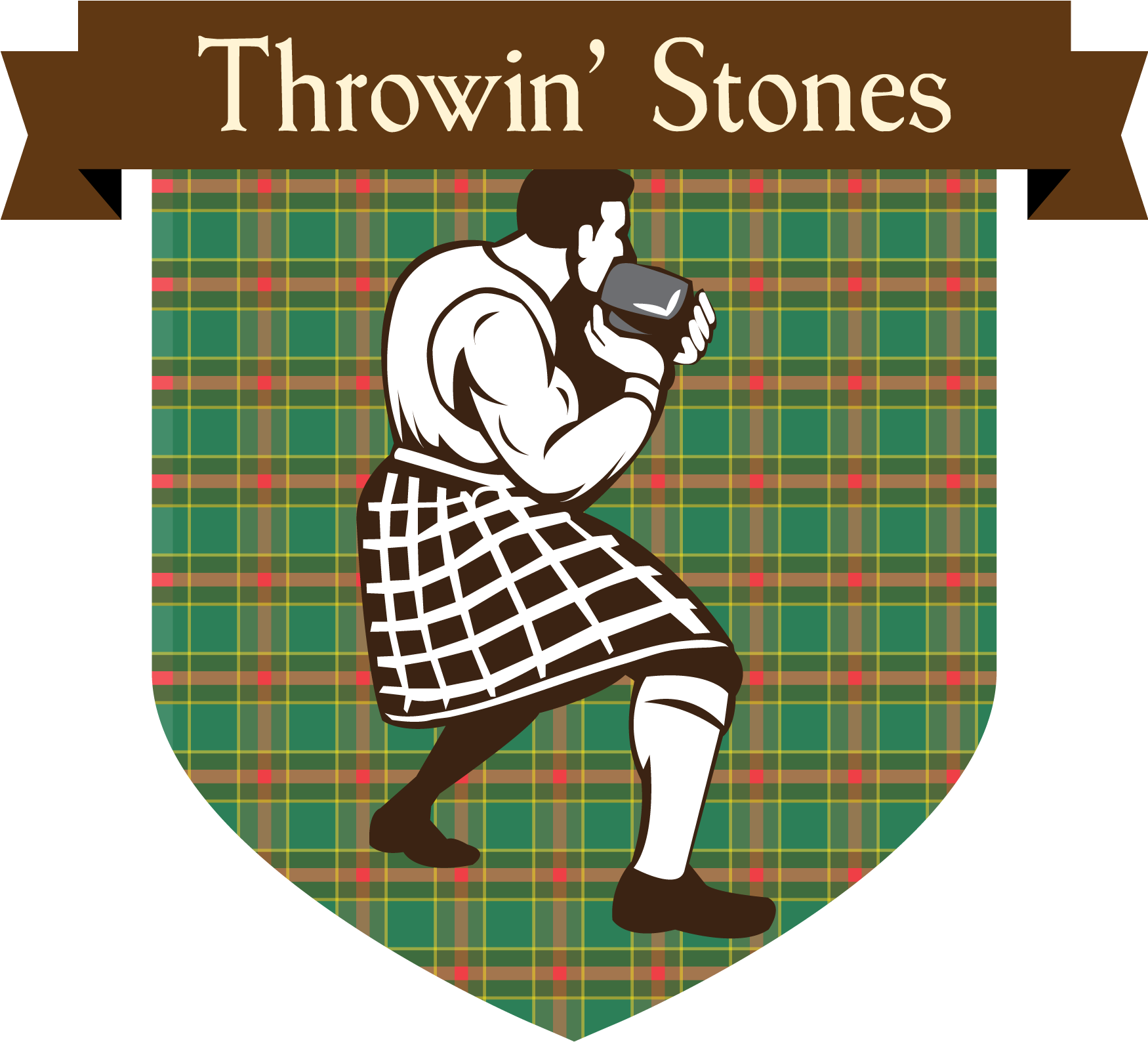Throwin' Stones Wee Heavy Beer Release - Tartan Clipart (1749x1630), Png Download