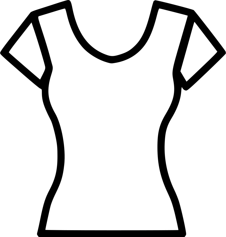 Cloth Dressing Fashion Women - T Shirt Women Svg Clipart (936x980), Png Download