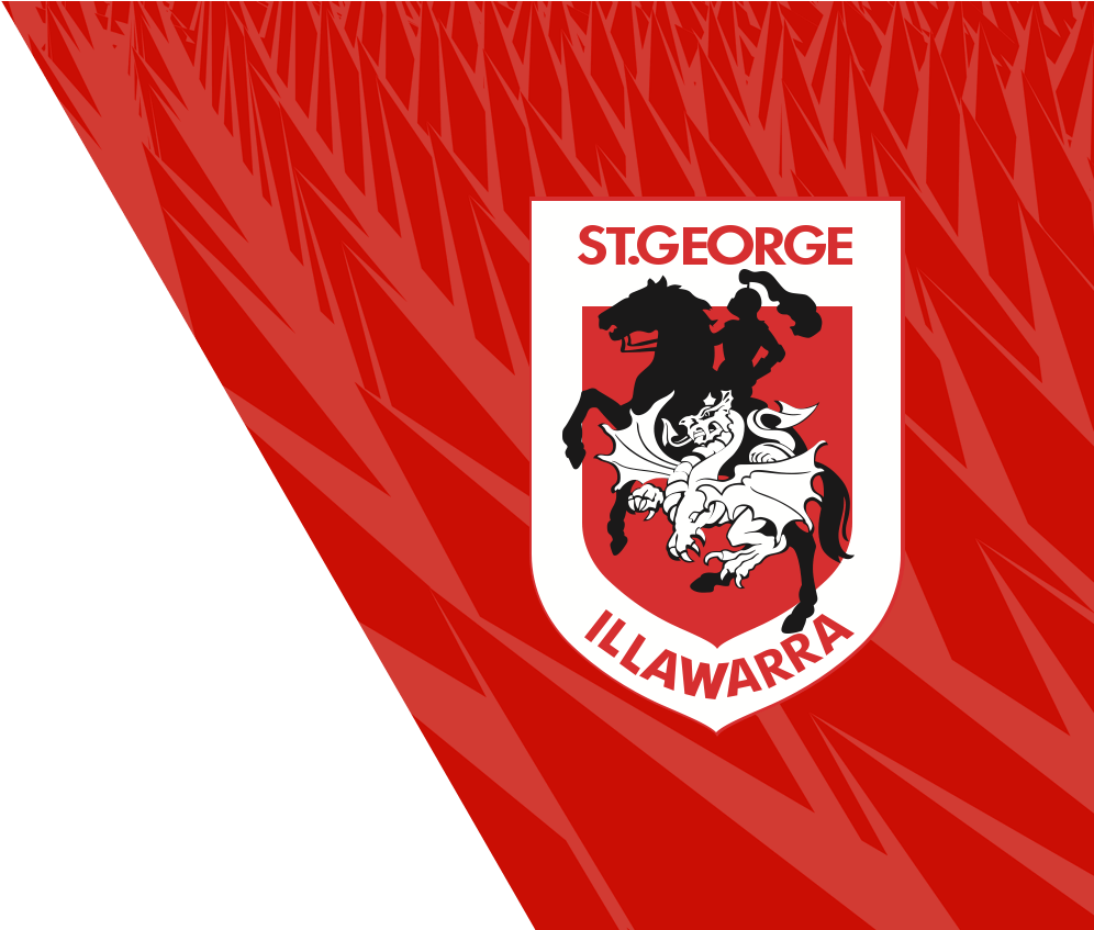 Warriors Logo St George Illawarra Logo - St. George Illawarra Dragons Clipart (996x847), Png Download