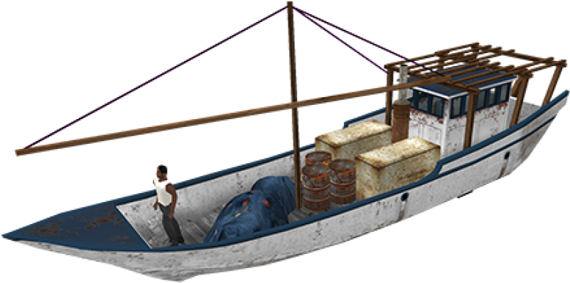 Fishing Boat Generic - Jollyboat Clipart (987x621), Png Download