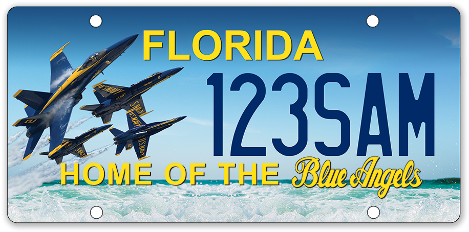 Blue Angels License Plate - Maine License Plates Clipart (1000x495), Png Download