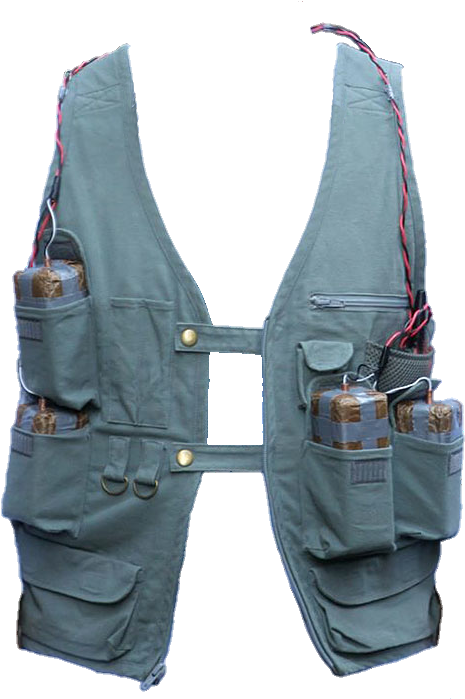 Bomb Vest Png Clipart (487x698), Png Download
