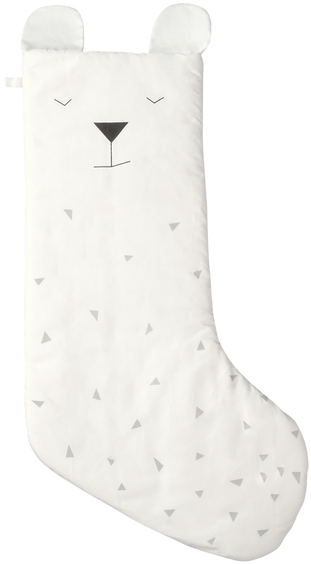 Christmas Stocking Polar Bear, Fabelab - Sock Clipart (750x750), Png Download
