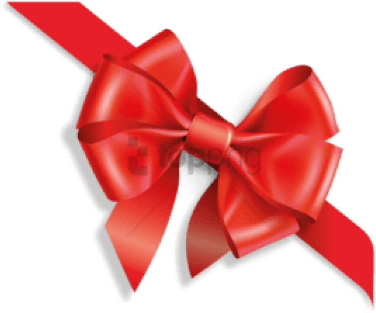 Free Png Fiocco Regalo Rosso Png Image With Transparent - Red Holiday Bow Png Clipart (850x697), Png Download
