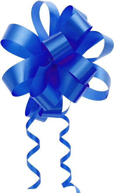 Cinta Azul De Regalo - Cinta De Regalo Azul Clipart (520x700), Png Download