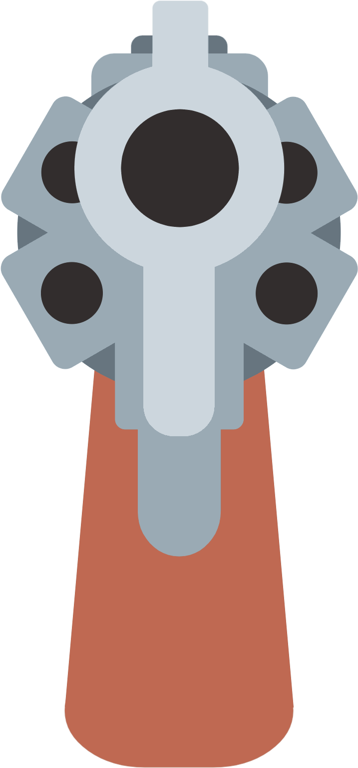 Png - Gun2 - Illustration Clipart (801x1555), Png Download