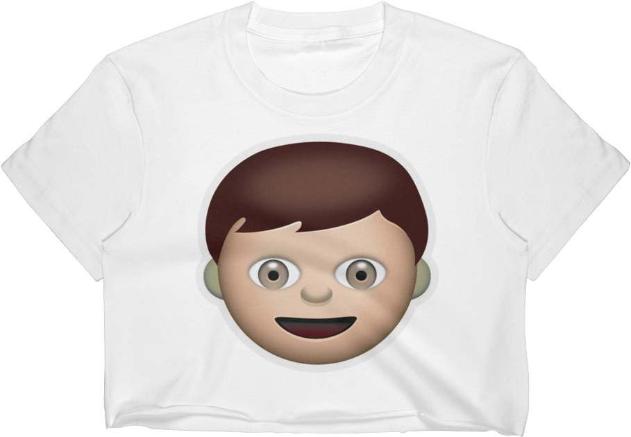 Boy Emoji Shirts - Cartoon Clipart (1000x1000), Png Download