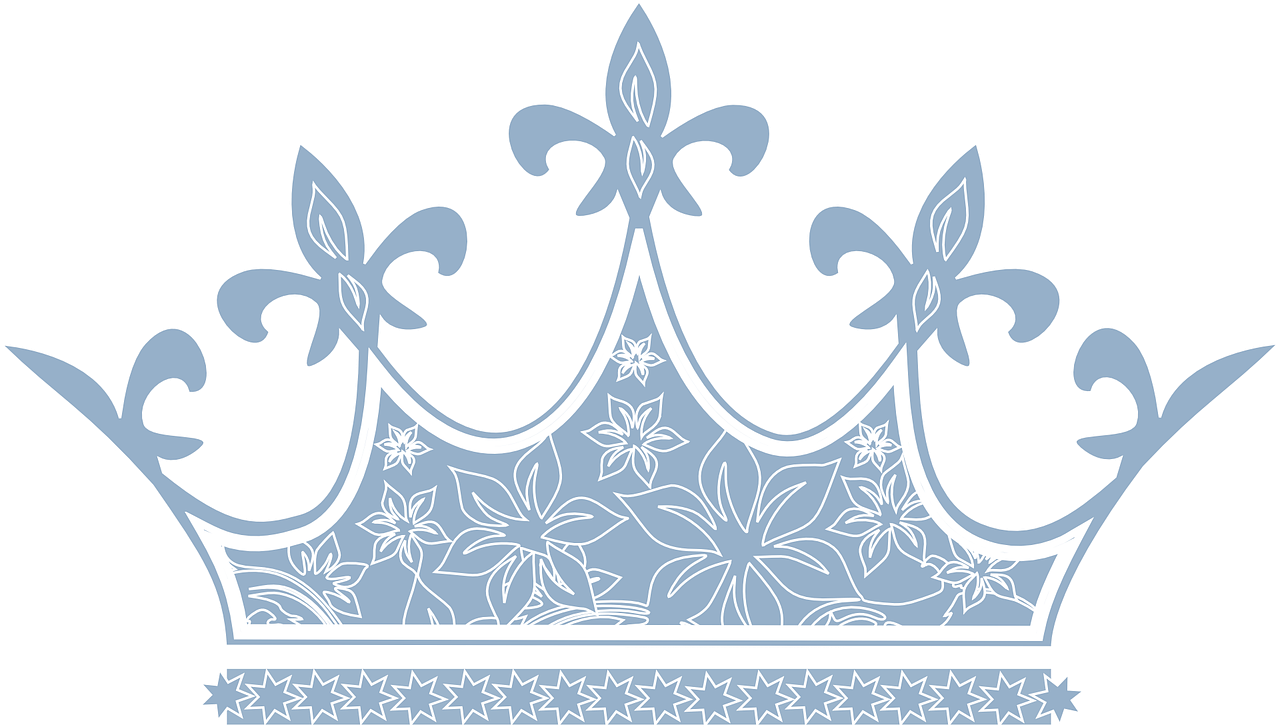 Crown King Royal Prince History Png Image - Crown Black And White Png Clipart (1280x727), Png Download